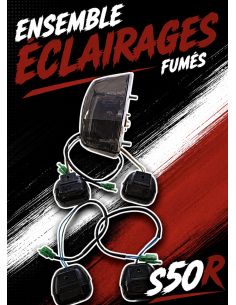 Ensemble éclairage fumé mbk stunt
