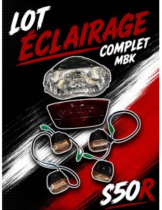 Lot éclairage complet mbk stunt - scoot50racing.