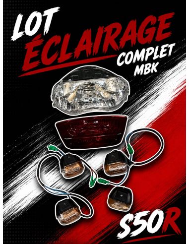 Lot éclairage complet mbk stunt - scoot50racing.