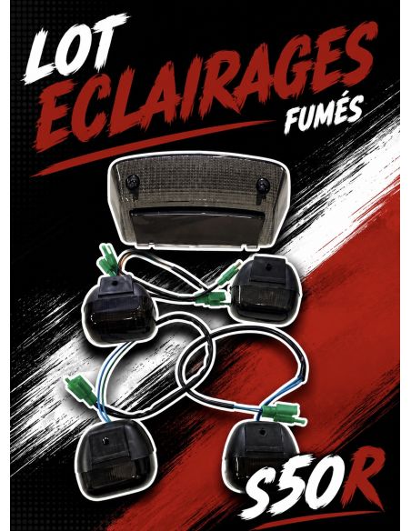 Lot éclairage fumé mbk stunt