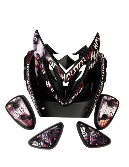kit carénage 3 pièces MBK stunt + kit déco n°2 - Scoot50racing