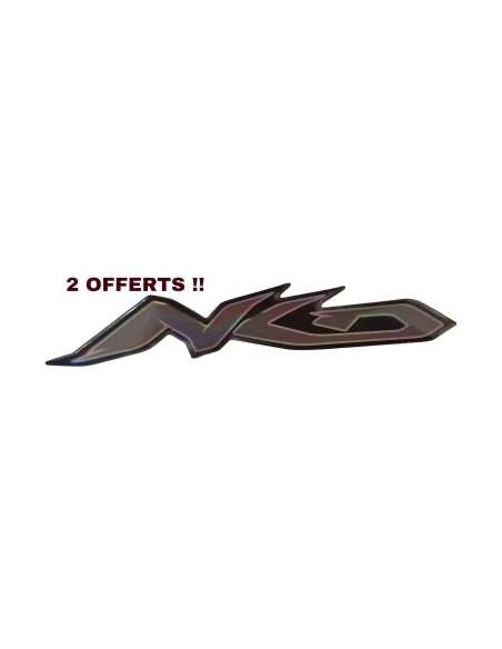 Kit déco nitro type origine n°3 rose / fond noir - Scoot50racing