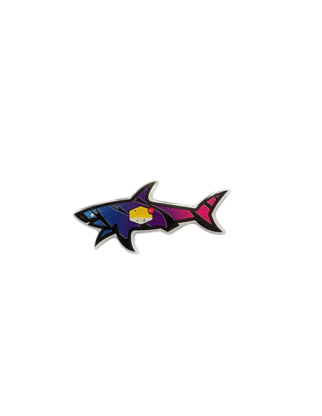Autocollant Requin 3D 54-Scoot 50 Racing
