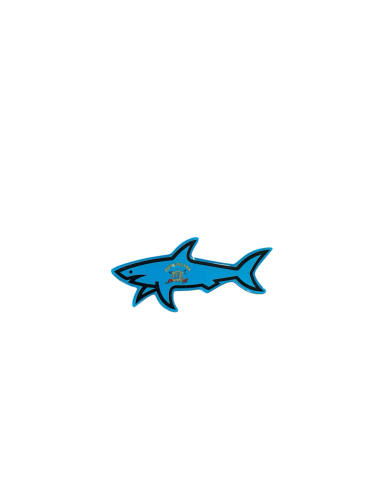 Autocollant Requin 3D 55-Scoot 50 Racing