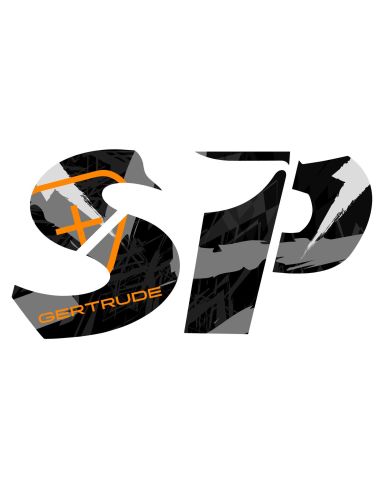 AUTOCOLLANT "SP" zip sp n°28- Scoot 50 Racing