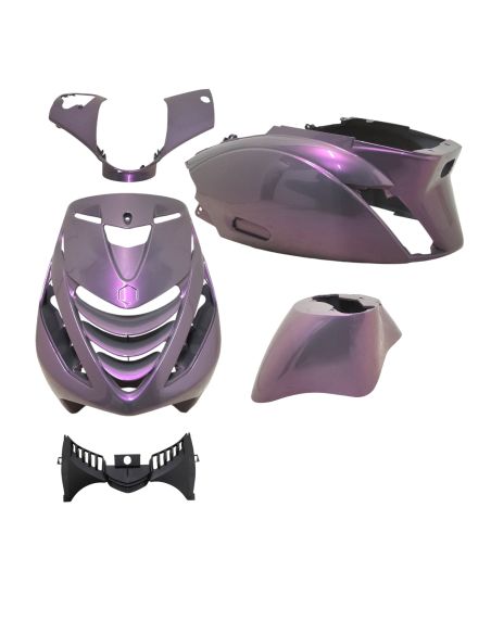 Kit carénage Piaggio Zip SP violet/gris - Scoot50racing