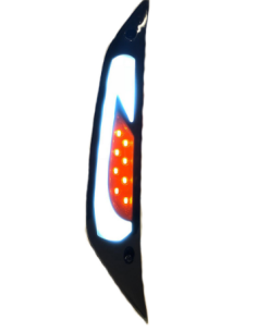 Clignotant avant Piaggio Zip Led noir 2