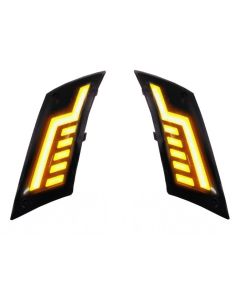Clignotant arrière Piaggio Zip Led noir audi style